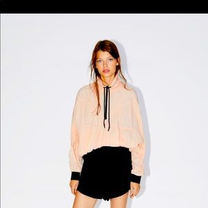 Zara- Crop hoodie jacket